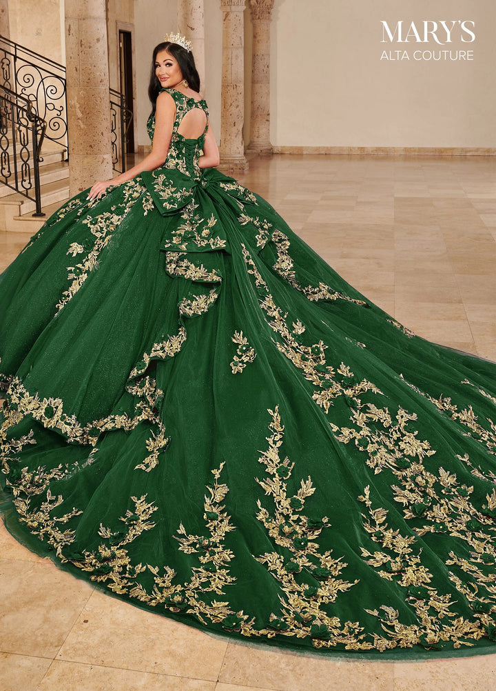 3D Floral Quinceanera Dress by Alta Couture MQ3074