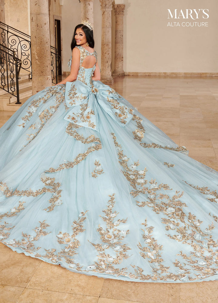 3D Floral Quinceanera Dress by Alta Couture MQ3074
