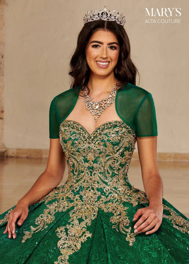 Sequin Lace Quinceanera Dress by Alta Couture MQ3077