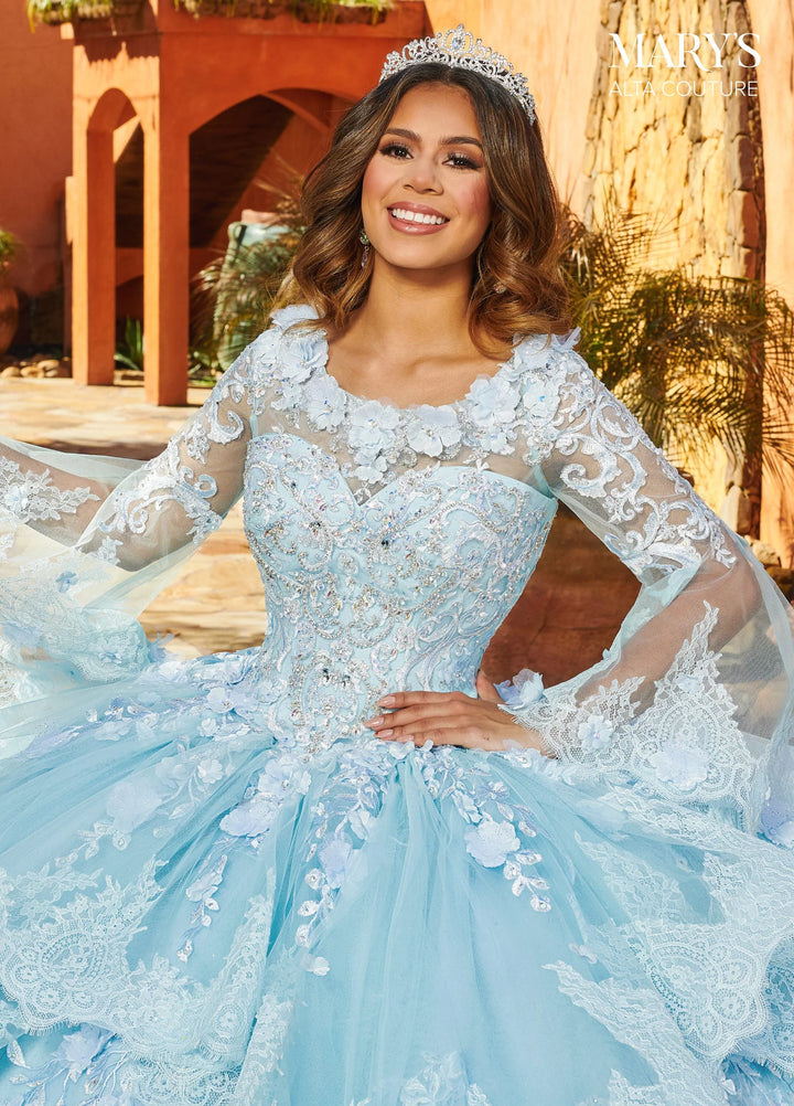 Ruffled Lace Quinceanera Dress by Alta Couture MQ3088