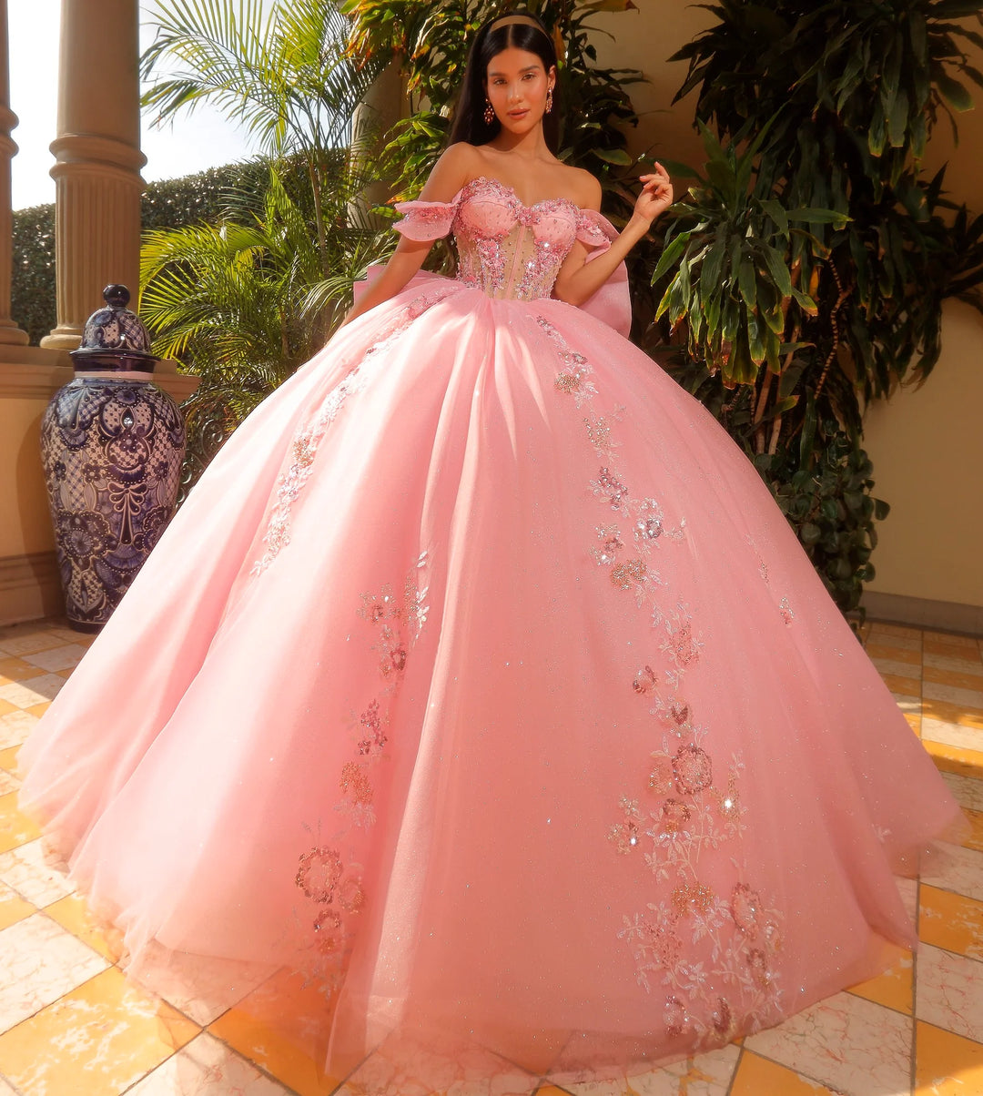 Off Shoulder Quinceanera Dress by Ragazza PRC0-035