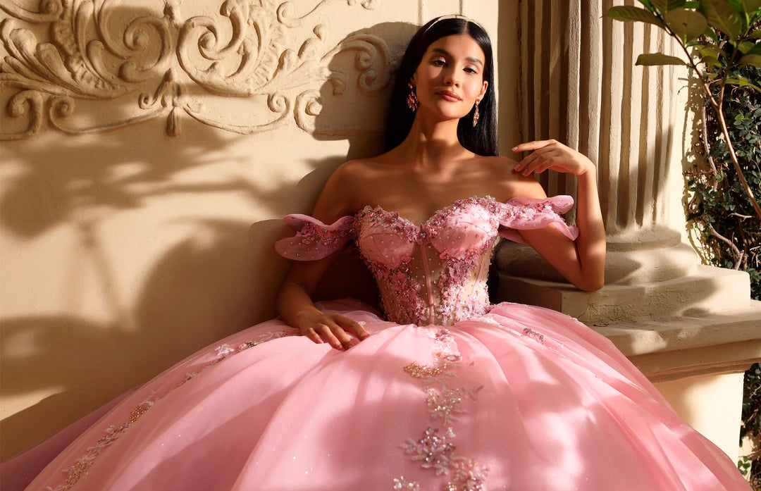 Off Shoulder Quinceanera Dress by Ragazza PRC0-035