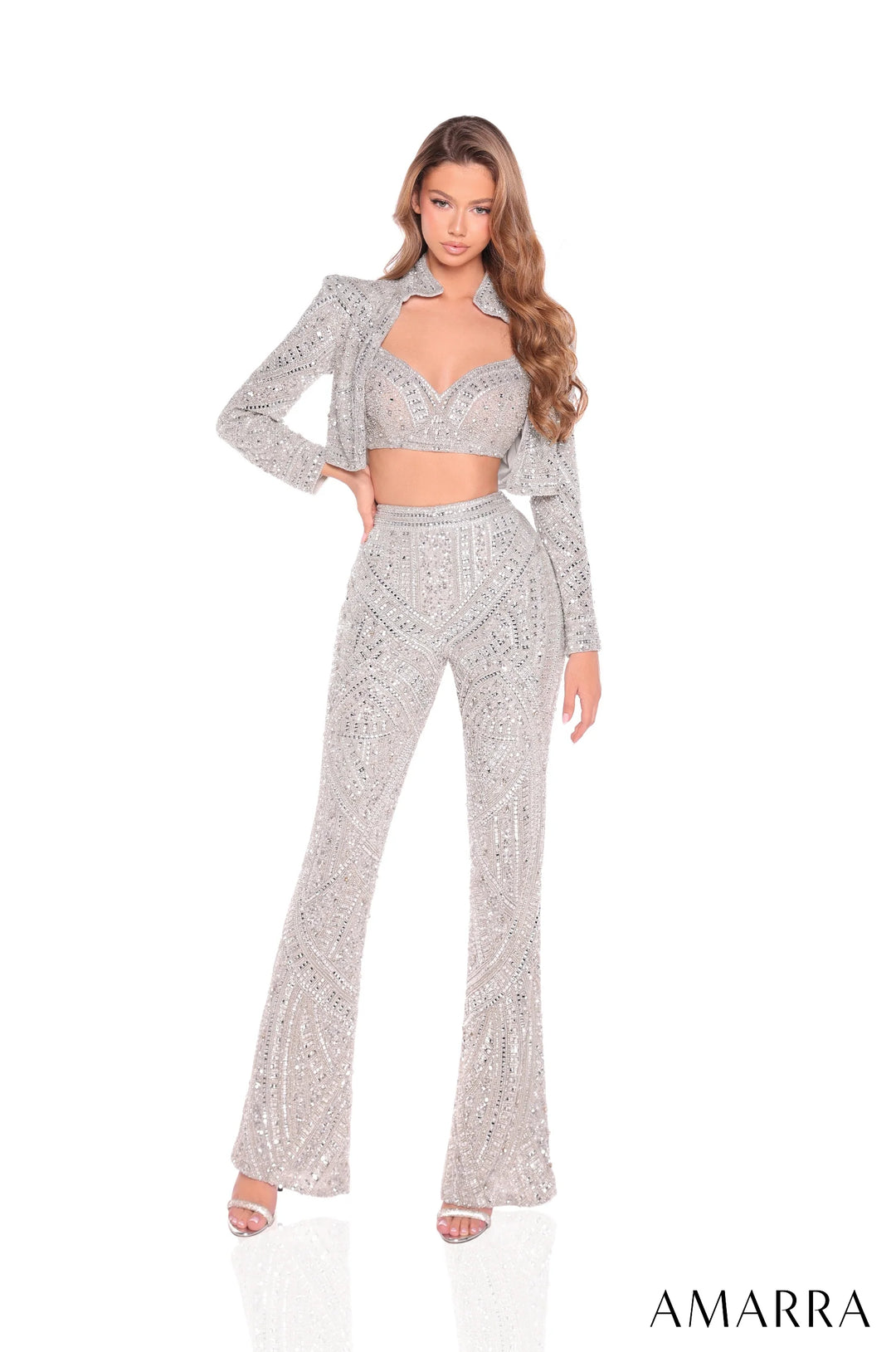3-Piece Long Sleeve Pant Set by Amarra 89026