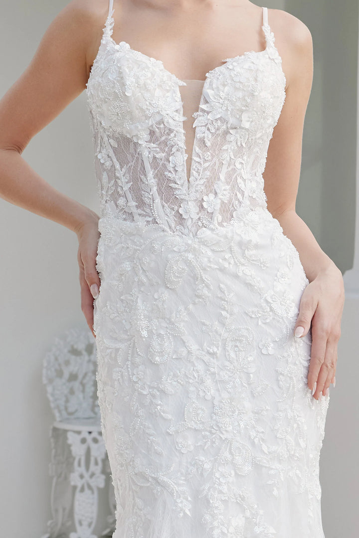 Sleeveless Mermaid Bridal Gown by Nox Anabel JE1063L