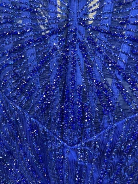 Beaded Strapless Corset Mermaid Dress by Ladivine J871